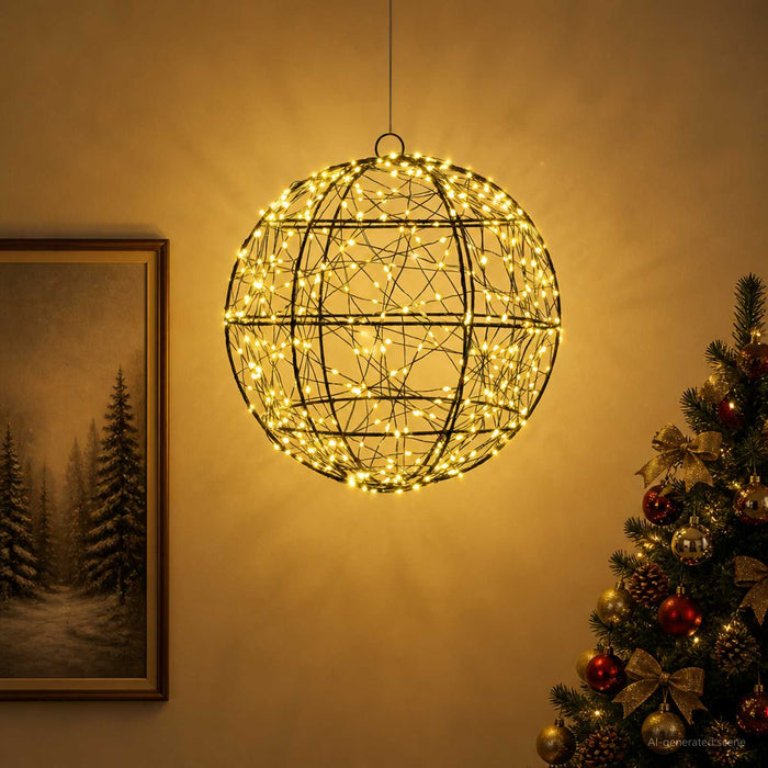 Lumină decorativă de Crăciun 300 LED-uri Alb cald - WALTI WALTI