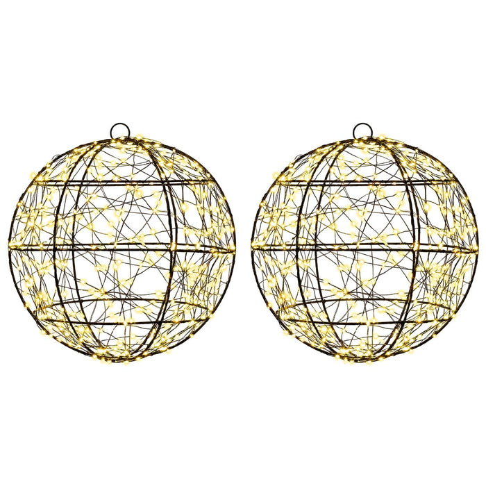 Lumină decorativă de Crăciun 2 buc. 600 LED-uri Alb cald - WALTI WALTI