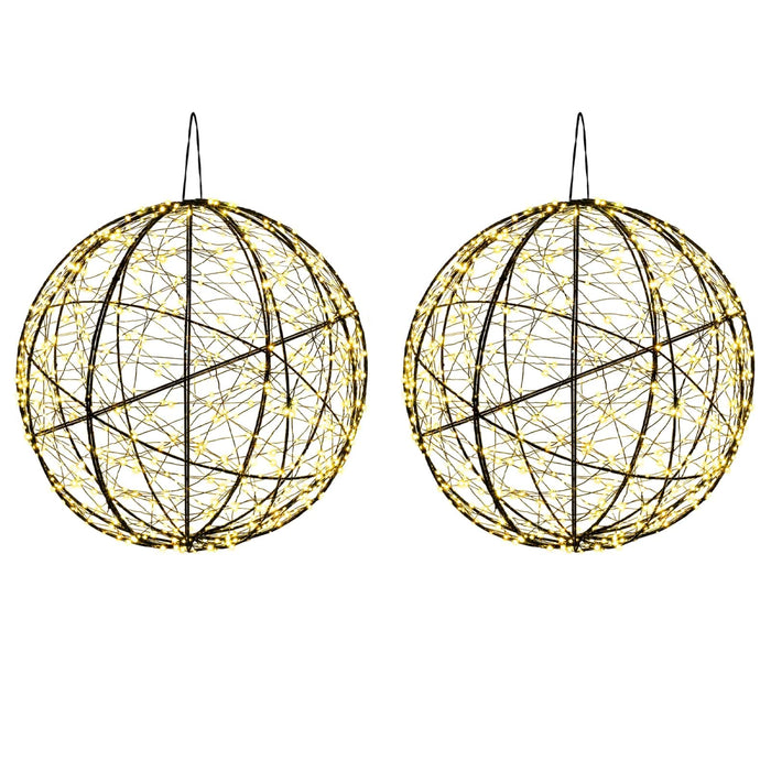 Lumină decorativă de Crăciun 2 buc. 1500 LED-uri Alb cald - WALTI WALTI