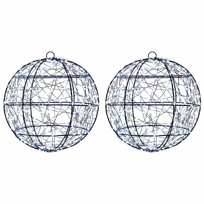 Lumină decorativă de Crăciun 2 buc. 600 LED-uri Alb rece - WALTI WALTI