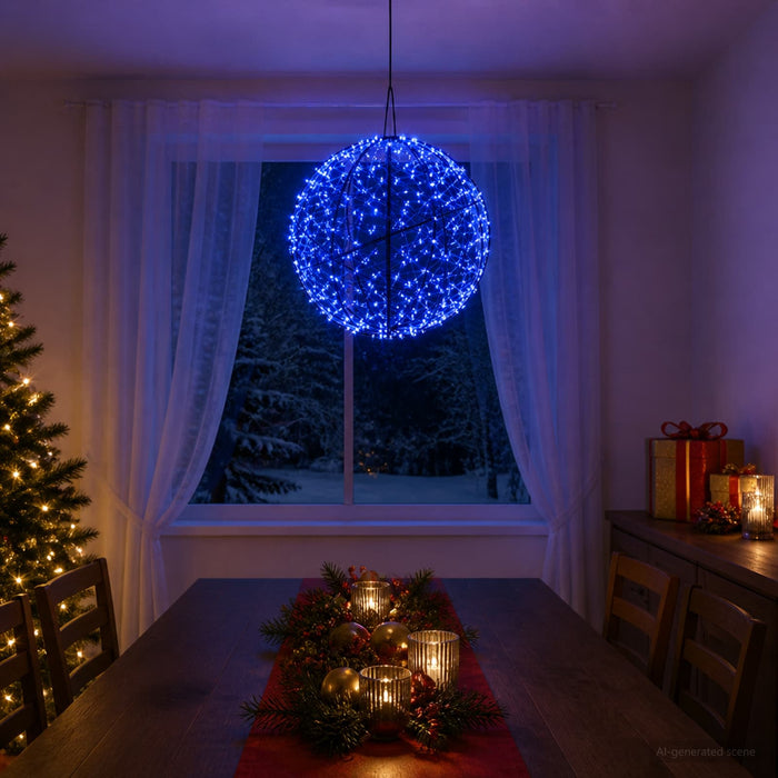 Lumină decorativă de Crăciun 750 LED-uri Albastru - WALTI WALTI