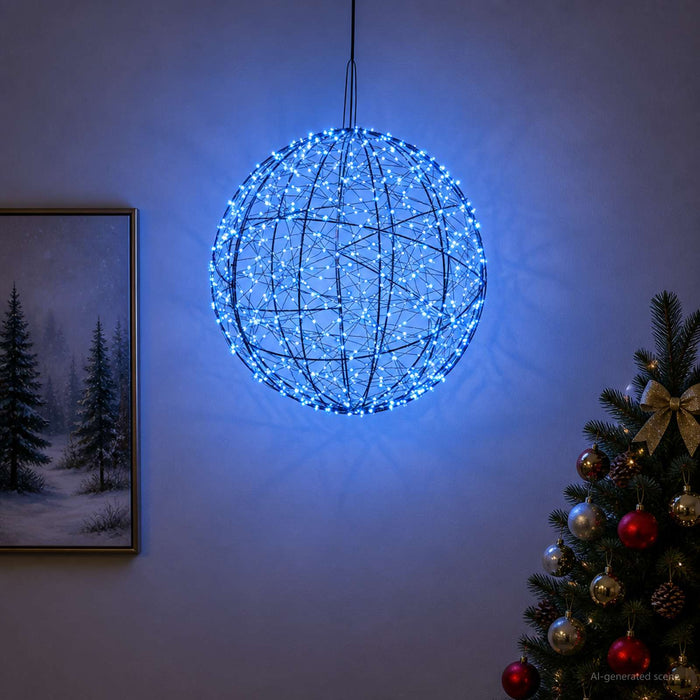 Lumină decorativă de Crăciun 950 LED-uri Albastru WALTI