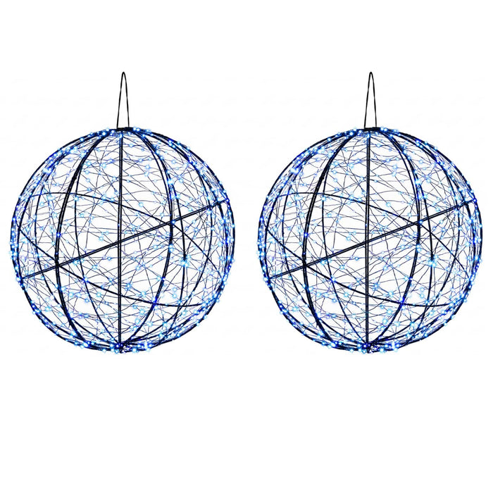 Lumină decorativă de Crăciun 2 buc. 1500 LED-uri Albastru - WALTI WALTI