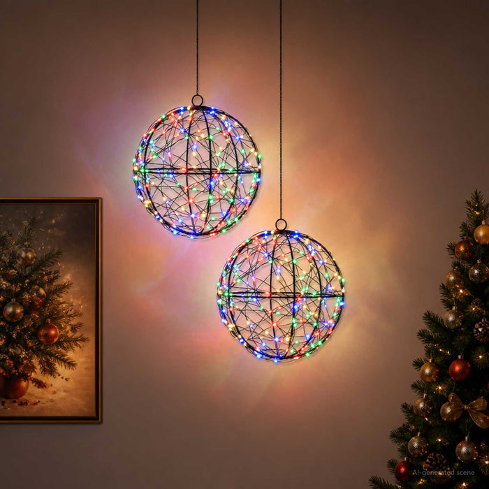 Lumină decorativă de Crăciun 2 buc. 400 LED-uri Multicolor - WALTI WALTI