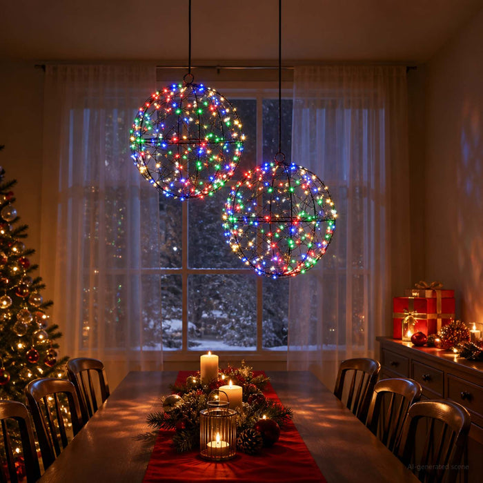 Lumină decorativă de Crăciun 2 buc. 400 LED-uri Multicolor - WALTI WALTI