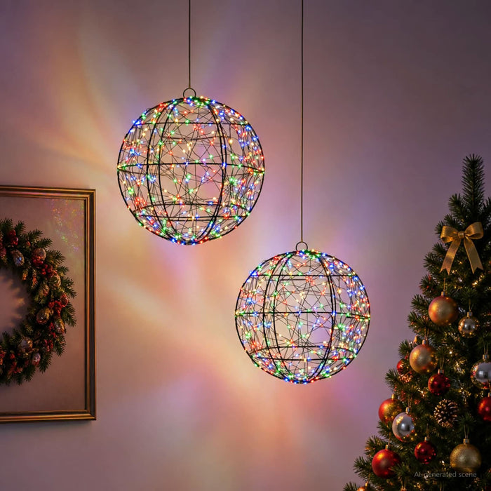 Lumină decorativă de Crăciun 2 buc. 600 LED-uri Multicolor - WALTI WALTI