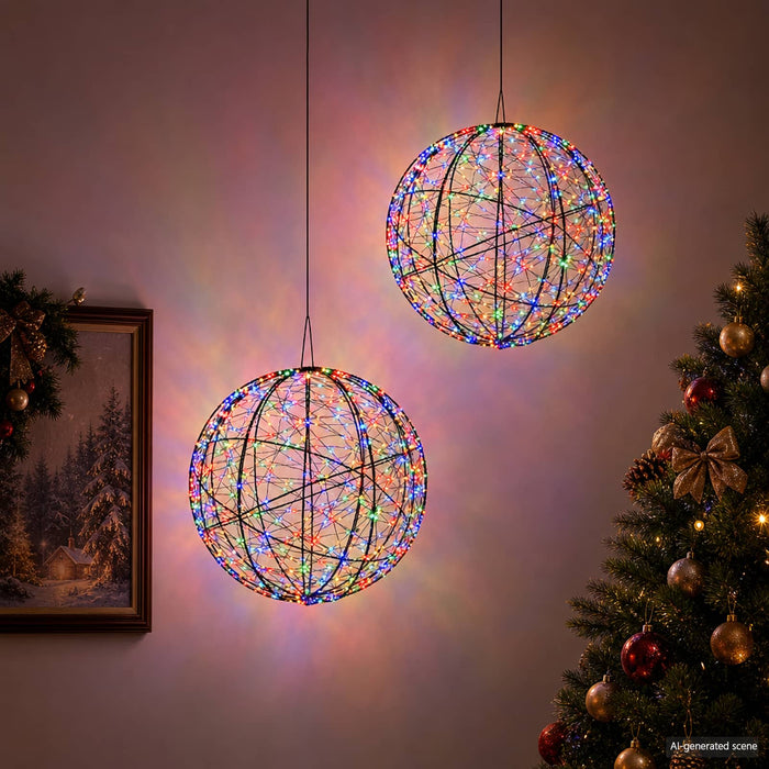 Lumină decorativă de Crăciun 2 buc. 1000 LED-uri Multicolor - WALTI WALTI