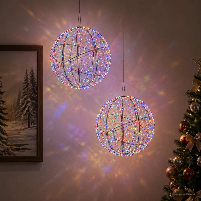 Lumină decorativă de Crăciun 2 buc. 1500 LED-uri Multicolor - WALTI WALTI