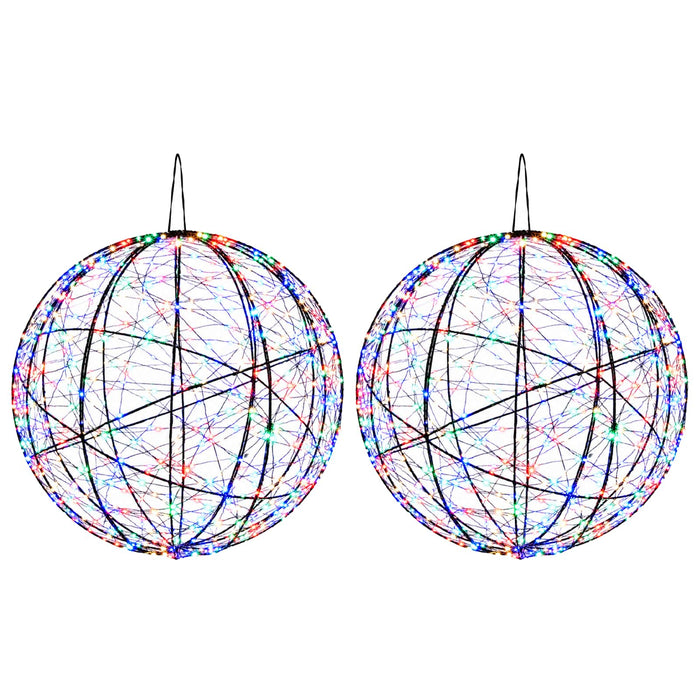 Lumină decorativă de Crăciun 2 buc. 1900 LED-uri Multicolor WALTI
