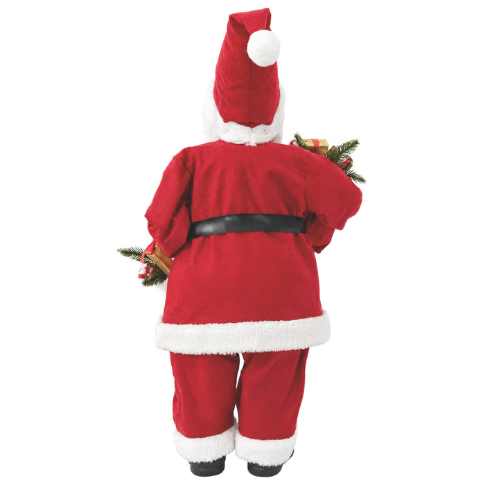 Figurină Moș Crăciun Roșu 46 cm Poliester WALTI