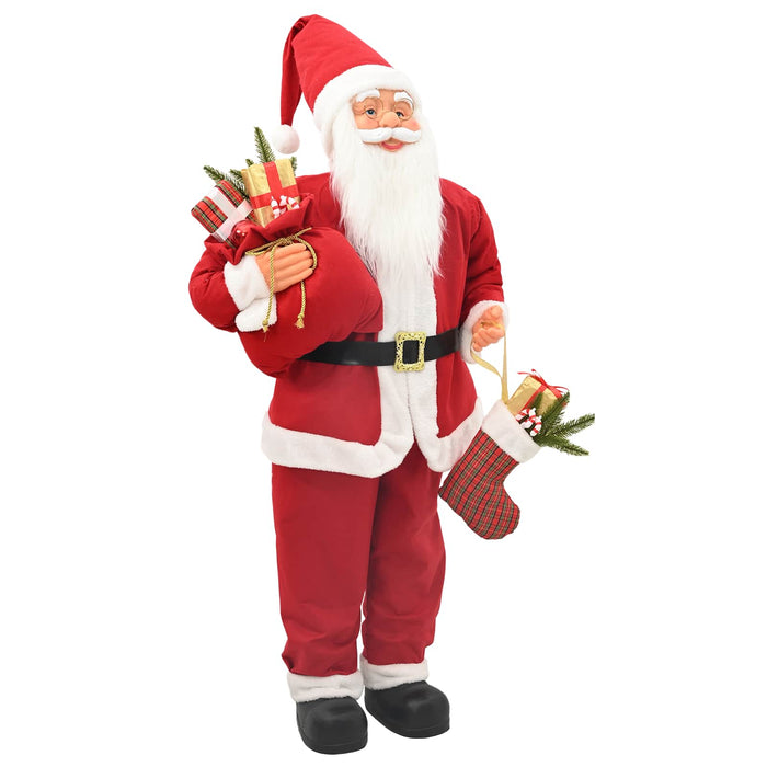 Figurină Moș Crăciun Roșu 110 cm Poliester WALTI