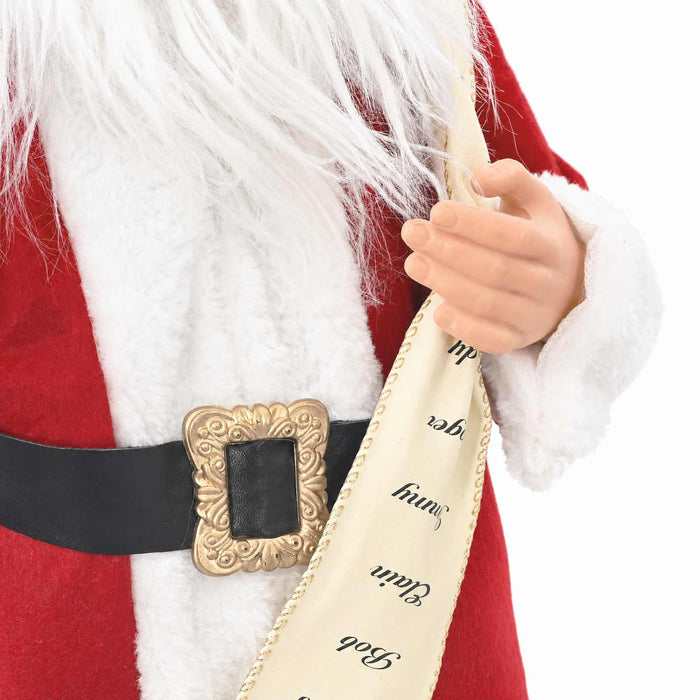 Figurină Moș Crăciun Roșu 62 cm Poliester WALTI