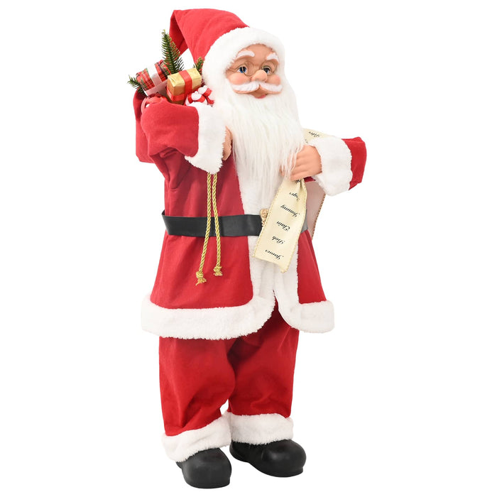 Figurină Moș Crăciun Roșu 62 cm Poliester WALTI