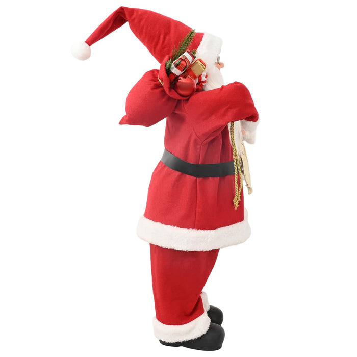Figurină Moș Crăciun Roșu 62 cm Poliester WALTI
