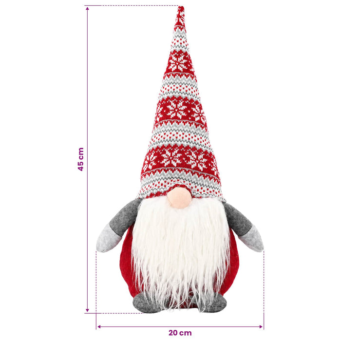 Gnom de Crăciun Roșu 45 cm Poliester WALTI