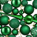 Set de Globuri de Crăciun 61 buc. Verde Diam. 6 cm Plastic - WALTI WALTI