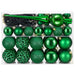 Set de Globuri de Crăciun 61 buc. Verde Diam. 6 cm Plastic - WALTI WALTI