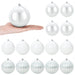 Set de globuri de Crăciun XL 15 buc. Alb Diam. 10 cm Plastic - WALTI WALTI