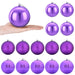 Set de globuri de Crăciun XL 15 buc. Violet Diam. 10 cm Plastic - WALTI WALTI