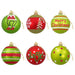 Set de globuri de Crăciun 30 buc. Verde deschis Ø 6 cm Plastic - WALTI WALTI