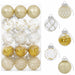 Set de globuri de Crăciun 30 buc. Auriu Ø 6 cm PET - WALTI WALTI