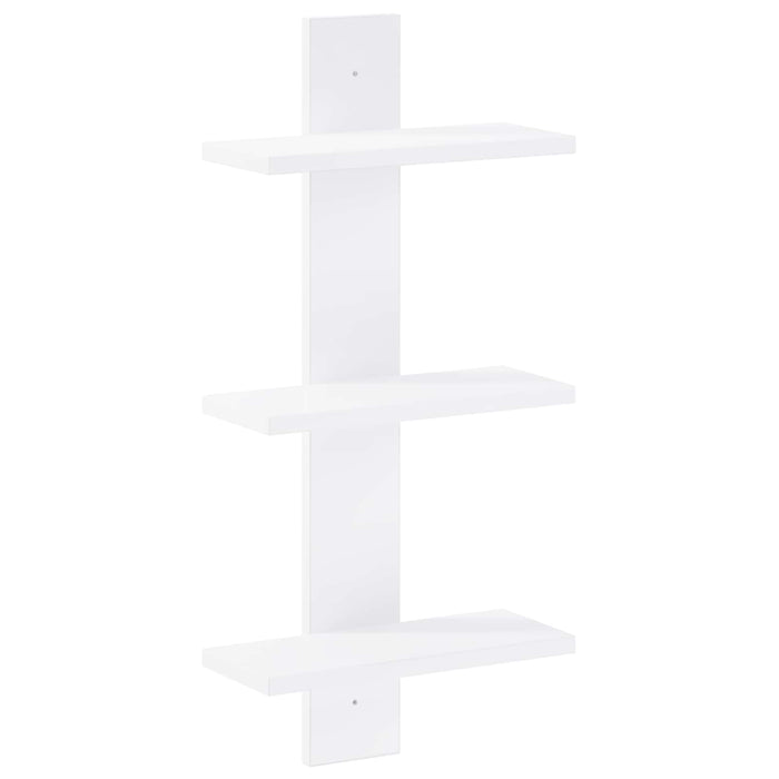 Raft de perete Alb 30 x 13.5 x 64.5 cm Lemn prelucrat WALTI