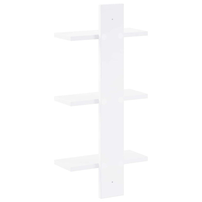 Raft de perete Alb 30 x 13.5 x 64.5 cm Lemn prelucrat WALTI
