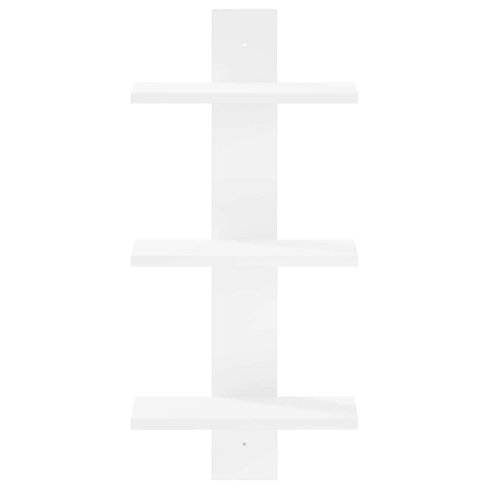 Raft de perete Alb 30 x 13.5 x 64.5 cm Lemn prelucrat WALTI
