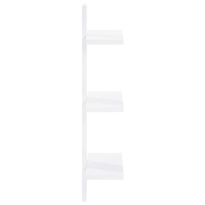 Raft de perete Alb 30 x 13.5 x 64.5 cm Lemn prelucrat WALTI