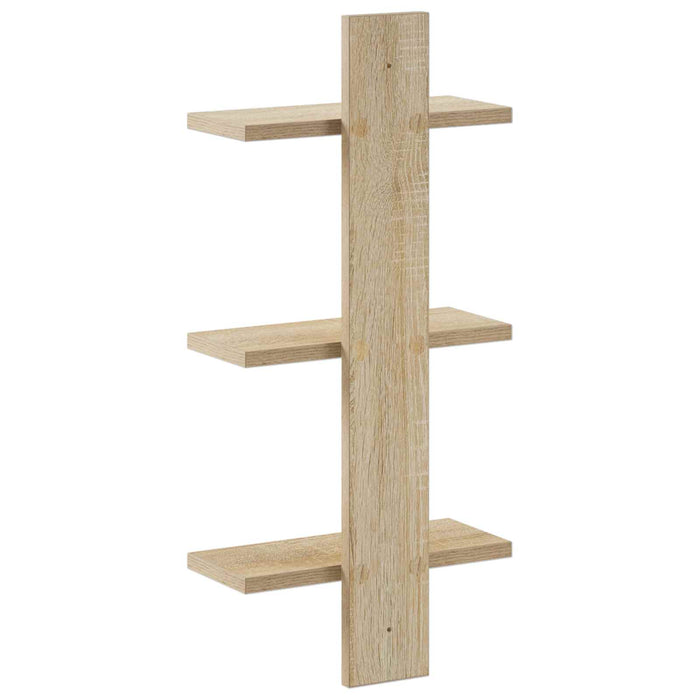 Raft de perete Stejar Sonoma 30 x 13.5 x 64.5 cm Lemn prelucrat WALTI