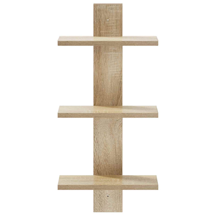 Raft de perete Stejar Sonoma 30 x 13.5 x 64.5 cm Lemn prelucrat WALTI