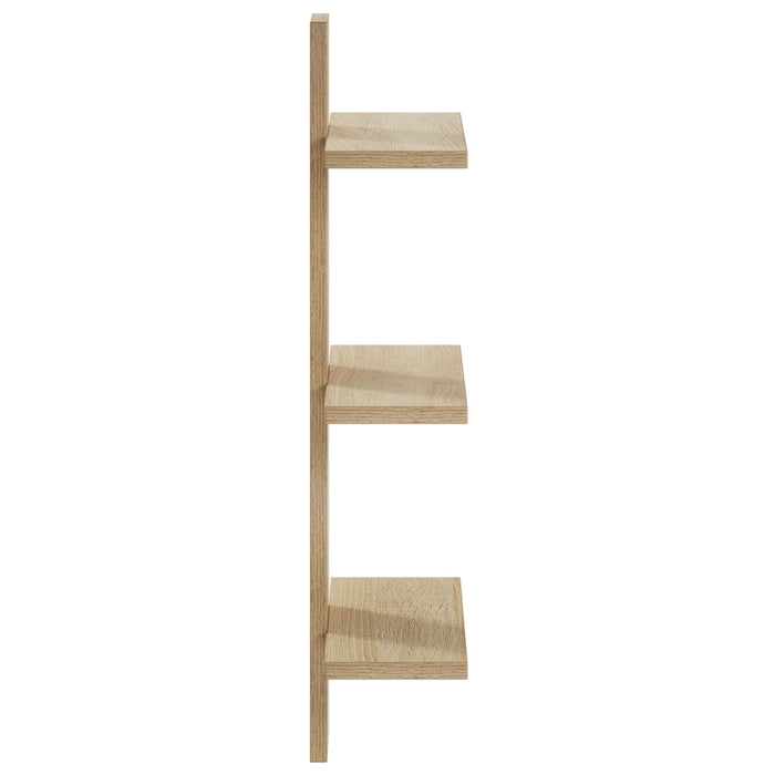 Raft de perete Stejar Sonoma 30 x 13.5 x 64.5 cm Lemn prelucrat WALTI
