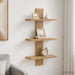 Raft de perete Stejar Artizanal 30 x 13.5 x 64.5 cm - WALTI WALTI