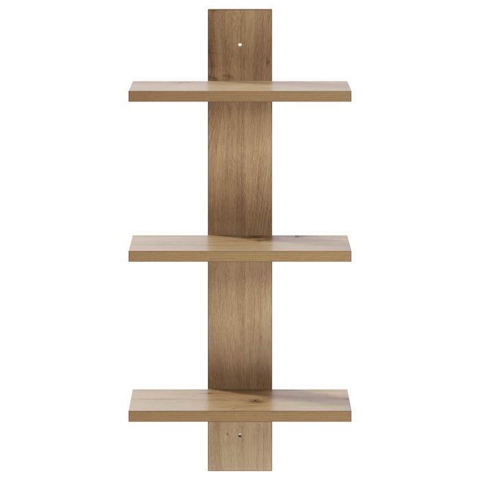 Raft de perete Stejar Artizanal 30 x 13.5 x 64.5 cm WALTI