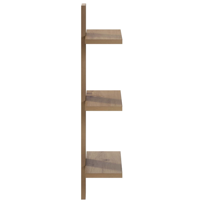 Raft de perete Stejar Artizanal 30 x 13.5 x 64.5 cm WALTI