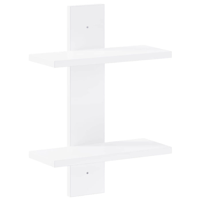 Raft de perete Alb 30 x 13.5 x 43 cm Lemn prelucrat WALTI