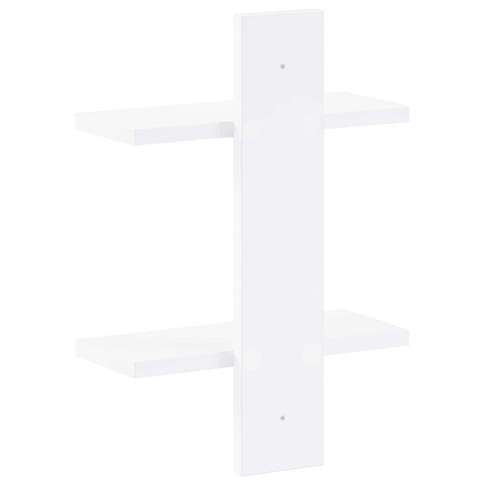 Raft de perete Alb 30 x 13.5 x 43 cm Lemn prelucrat WALTI