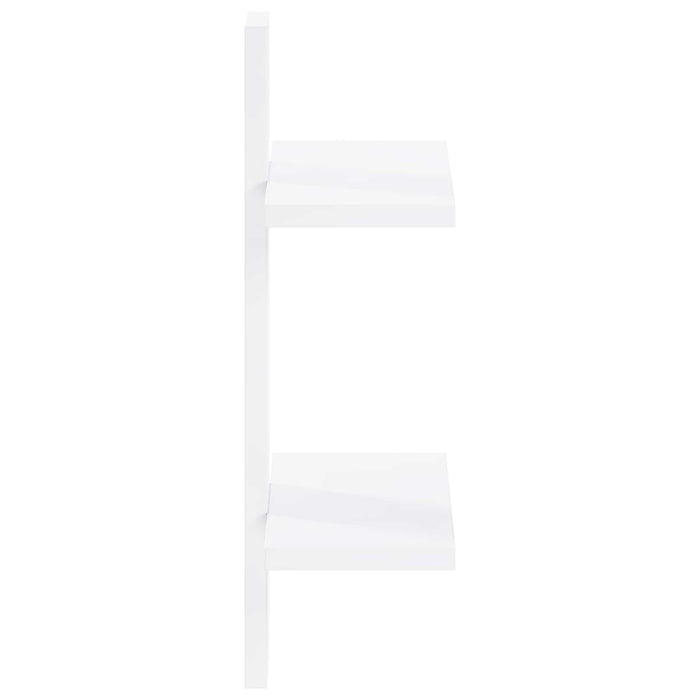 Raft de perete Alb 30 x 13.5 x 43 cm Lemn prelucrat WALTI