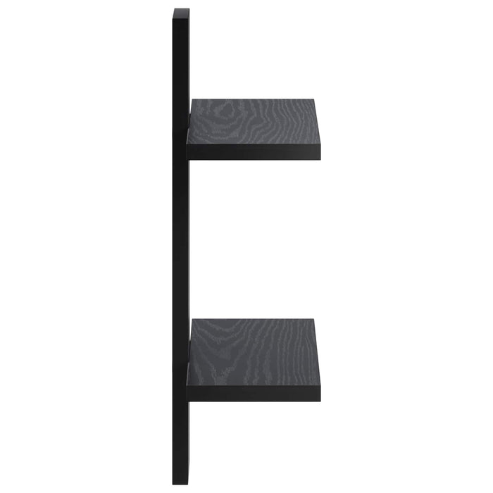 Raft de perete Stejar Negru 30 x 13,5 x 43 cm Lemn prelucrat WALTI
