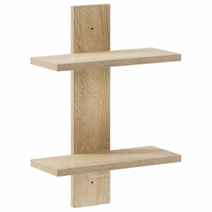 Raft de perete Stejar Sonoma 30 x 13,5 x 43 cm Lemn prelucrat WALTI