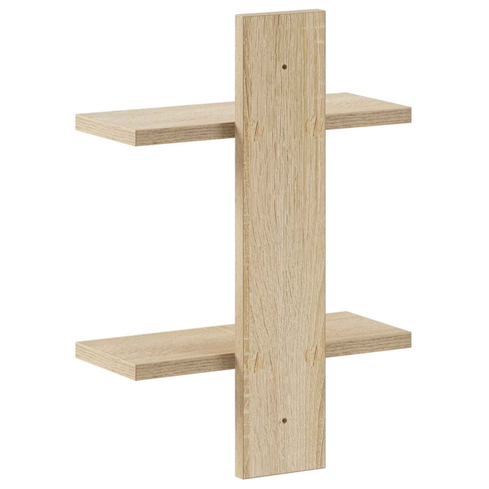 Raft de perete Stejar Sonoma 30 x 13,5 x 43 cm Lemn prelucrat WALTI