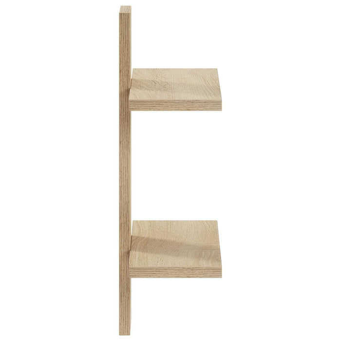 Raft de perete Stejar Sonoma 30 x 13,5 x 43 cm Lemn prelucrat WALTI