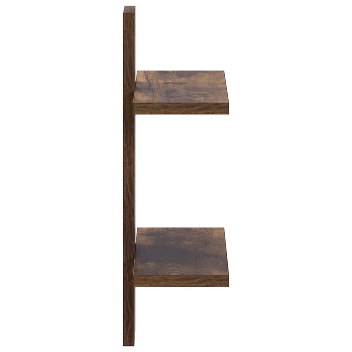 Raft de perete Stejar fumuriu 30 x 13,5 x 43 cm Lemn prelucrat WALTI