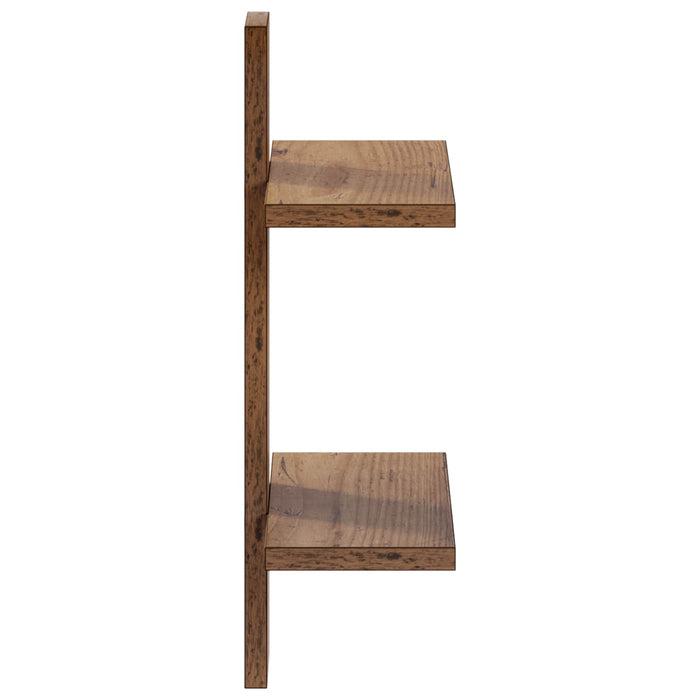 Raft de perete Lemn vechi 30 x 13.5 x 43 cm Lemn prelucrat WALTI