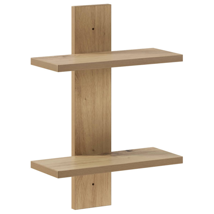 Raft de perete Stejar Artizanal 30 x 13.5 x 43 cm WALTI