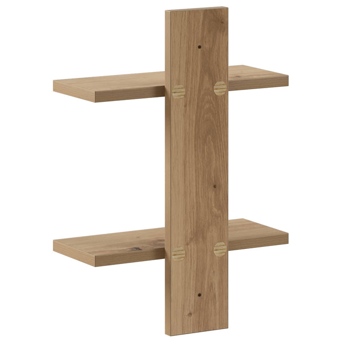 Raft de perete Stejar Artizanal 30 x 13.5 x 43 cm WALTI