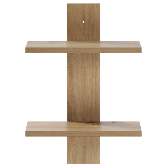 Raft de perete Stejar Artizanal 30 x 13.5 x 43 cm WALTI