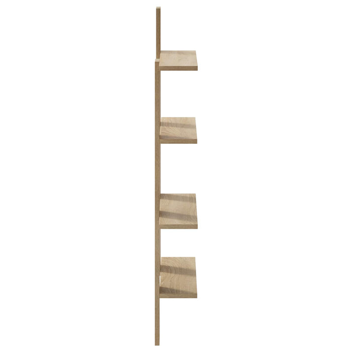 Raft de perete Stejar Sonoma 61 x 13,5 x 88 cm Lemn prelucrat WALTI