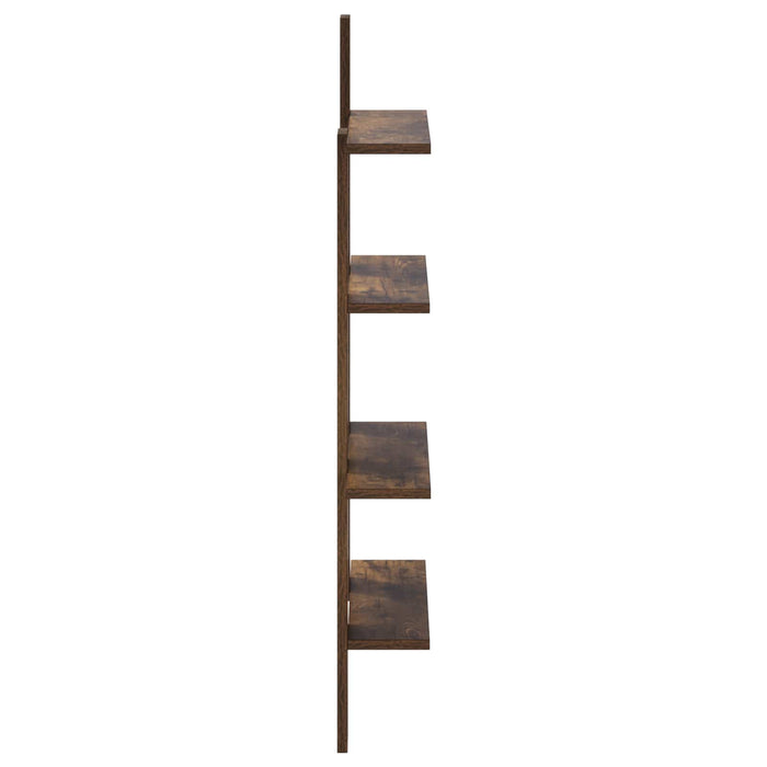 Raft de perete Stejar fumuriu 61 x 13,5 x 105 cm Lemn prelucrat WALTI