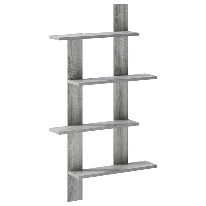 Raft de perete Sonoma gri 61 x 13,5 x 105 cm Lemn prelucrat WALTI